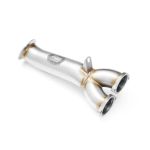 RM Motors Downpipe für BMW 3er 335i E90 ohne Kat Ersatzrohr Edelstahl 76mm / 3" 