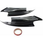 Frontstoßstangensplitter Lip Glossy Black Bumper Canard Lip Ersatz für BMW E90 E92 E93 M3 2008–2013 schwarz