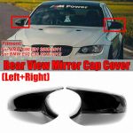 2PCS M3 Stil Glanz Schwarz Rück Seite Spiegel Abdeckung Kappen Für BMW E90 E92 E93 LCI Paar Links Rechts rückansicht Spiegel Gehäuse,CHINA
