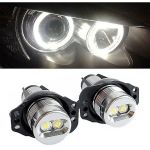 2pcs Low Consumption High Power 20W Led Scheinwerfer Nebelscheinwerfer Ultra Long Lifespan Marker Angel Eyes Fit Kompatibel mit BMW E90 E91