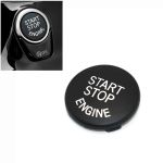 Auto-Startknopf ABS-Abdeckung passend für BMW 1er E87 3er 5er X3 E83 X5 X6 Z4 E89 Zündschalter Innenabdeckung Dekoration Zubehör Mattschwarz