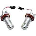 Led Angel Eyes, Lanco 6 W 6000K 2 LED Angel Eyes Cree Signalleuchten für weißes Lichtauto in Xenon HID für E92 E93