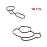 Motoröl Kühler Filter Gehäuse stehen Dichtung Dichtung 11427508971 11427508970 für BMW E46 E90 E81 E87 E84 E60 10 PC öl filter