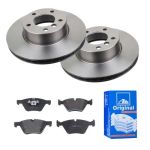 ATE | 2 Bremsscheiben Ø300 Belüftet + Beläge für BMW 1 E87 3 E90 3 Touring E91