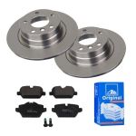 ATE BREMSSCHEIBEN Ø296 + BREMSBELÄGE HINTEN FÜR BMW 1 E81 E87 3 E90 - KFZTEILE24