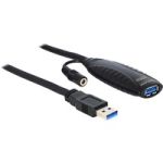 USB 3.2 Gen 1 Aktivverlängerungskabel, USB-A Stecker > USB-A Buchse