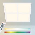 Multi RGB CCT Led-Panel, 44,5 cm, LED-Platine, 24 W, 2400 lm, weiß