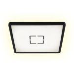 Slim LED Panel, 29,3 cm, 2400 LUMEN, 18 WATT, Schwarz