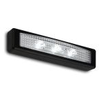 LED Push Light, 16 cm, schwarz