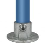 Rohrverbinder | Fussplatte Rund  - Typ 10C - 33,7 mm | Temperguss | KLEMP