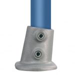 Rohrverbinder | Fussplatte Oval Variabler Winkel 0° - 11°  - Typ 12SC - 33,7 mm | Temperguss | KLEMP