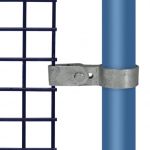 Rohrverbinder | Gitterhalter Einfach  - Typ 70C - 33,7 mm | Temperguss | KLEMP