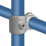Rohrverbinder | Kreuzstück 90°Kombina-tionsmaß  - Typ 28VED - 48,3-42,4 mm | Temperguss | KLEMP