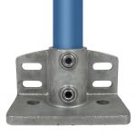 Rohrverbinder | Flange with toeboard adaptor  - Typ 147D - 42,4 mm | Temperguss | KLEMP