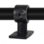 Rohrverbinder | Handlaufhalterung  - Typ 34C - 33,7 mm (Schwarz) | Temperguss | KLEMP