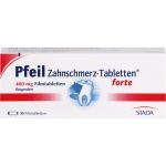 PFEIL Zahnschmerz-Tabletten forte Filmtabletten 10 St.