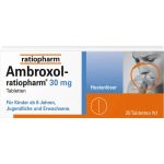 AMBROXOL-ratiopharm 30 mg Hustenlöser Tabletten 20 St.