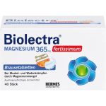 BIOLECTRA Magnesium 365 mg fortissimum Orange 40 St.