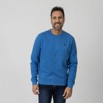 U.S. POLO ASSN. Herren Sweatshirt aqua