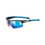 Uvex Sportstyle 224 Matte Black Blue Sonnenbrille