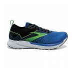 Brooks Ricochet 3 Dämpfungsschuhe Blau Grün Schwarz AW21, Größe 44,5 - EUR