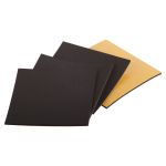 toom Antirutsch-Pad selbstklebend schwarz 100 x 100 mm