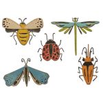Sizzix Motivschablone »Funky Insects by Tim Holtz«, 5 Teile