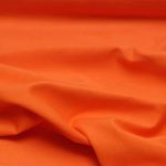 larissastoffe Stoff »Bio Jersey Überbreite uni orange«, Meterware, 50 cm x 170 cm überbreit