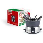 Magnani - 1,75 l Fondue Set für 8 Personen, Elektrischer Fondue Topf mit Temperaturregulierung, Käsefondue Set mit 8 Gabeln, 800W Schokofondue Set