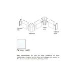 Endkappen und Ecken für | Sockelleiste | Berliner Profil | 19 x 80 mm | mdf foliert | Weiß | Hamburger Fußleiste - Weiß - Proviston