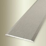Proviston - bergangsprofil | Breite: 60 mm | Höhe: 0 - 99 mm | Länge: 1000 mm | Aluminium eloxiert | Glatt | Platinium Fein Geschliffen |