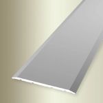 Bergangsprofil | Breite: 60 mm | Höhe: 0 - 99 mm | Länge: 1000 mm | Aluminium eloxiert | Glatt | Silber | Selbstklebend - Silber - Proviston