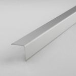 Proviston - Eckschutzwinkel | Aluminium | Silber | Breite 20 mm | Höhe 20 mm | Länge 1000 mm | Selbstklebend | Eckschutzprofil | Eckschutzleiste |