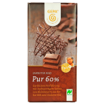 Gepa Bio Schokolade Zartbitter mild pur 60% 100g
