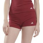 Adidas Active Flex Ribbed Boxer Shorts Rot Baumwolle Large Damen