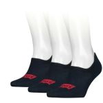 Levis 3P Footie High Rise Batwing Logo Socks Marine Gr 43/46 Herren