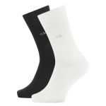 Calvin Klein 2P Carter Casual Flat Knit Sock Schwarz/Weiß Gr 39/42 Herren