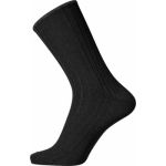Egtved Wool No Elastic Rib Socks Schwarz Gr 36/41