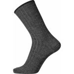Egtved Wool No Elastic Rib Socks Dunkelgrau Gr 36/41