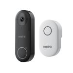 Reolink Video Doorbell WiFi – Smarte 2K+ WiFi kabelgebundene Video-Türklingel mit Chime, 2,4/5 GHz WiFi, voreingestellten Sprachantworten,Personenerkennung,Funktioniert mit Smart Home.