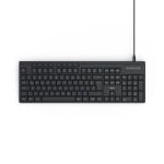 USB-Tastatur CK-200, kabelgebunden, 8 Media-Tasten, Schwarz, QWERTZ DE (00173052)