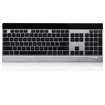 Kabellose Metall-Tastatur "E9270", Silber (00180219)