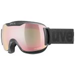 uvex Downhill 2000 small CV Skibrille (2730 black mat, mirror rose/colorvision green (S2))