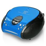 SCD-24 blau/schwarz Radiorekorder mit CD-Spieler