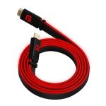 LED HDMI-Kabel 2.1, 1,5 m, High Speed, 8K/60Hz, Rot