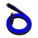 LED HDMI-Kabel 2.1, 1,5 m, High Speed, 8K/60Hz, Blau