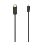 High Speed HDMI™-Kabel Stecker Typ A - Stecker Typ D (Micro), Ethernet, 2 m (00074259)