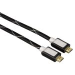 High Speed HDMI™-Kabel, St. - St., Ethernet, Gewebe, vergoldet, 1,5 m ()