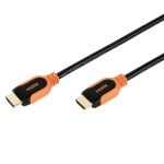 High Speed HDMI® Kabel mit Ethernet, 2,0 m orange (42959)