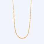 Collier Zirkon golden 925 Sterlingsilber vergoldet